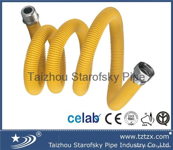 304 flexible metal corrugated hose bellows pipe 2