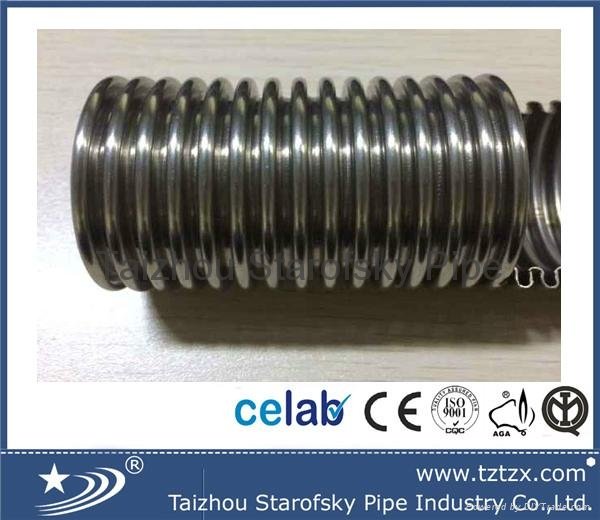 Large diameter stainless steel flexible water hose 3