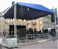 hot sale aluminum stage truss   square truss with 4 pillars