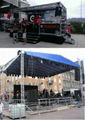 hot sale aluminum stage truss   square truss with 4 pillars 5