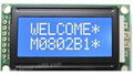 8*2字符型液晶屏模組，STN藍色，藍底白字，5V