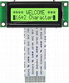 M1602E-Y5,1602 Character Dot-matrix LCM, LCD Module,STN Yellow-Green,5V 1