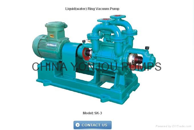 Water ring vacuum pump 3