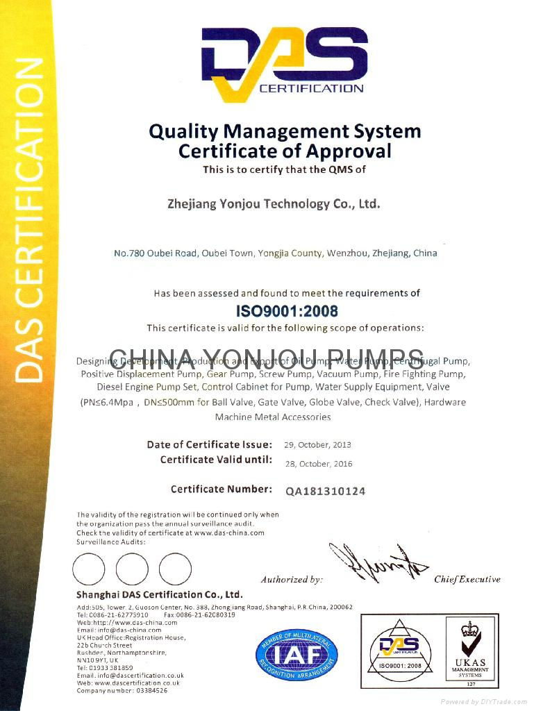 CQCB series magnetical gear pump 5