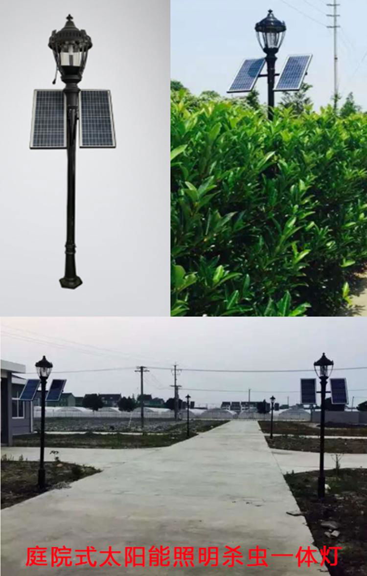 Chongqing frequency vibration wind suction solar insecticidal lamp 2