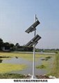 Solar security surveillance camera power supply system