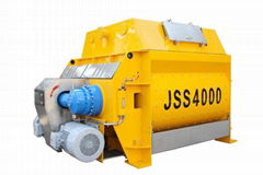JSS4000新型雙螺旋帶混凝土攪拌機
