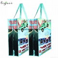 Full Color Print PP Laminated Nonwoven Fabric Handbag 4