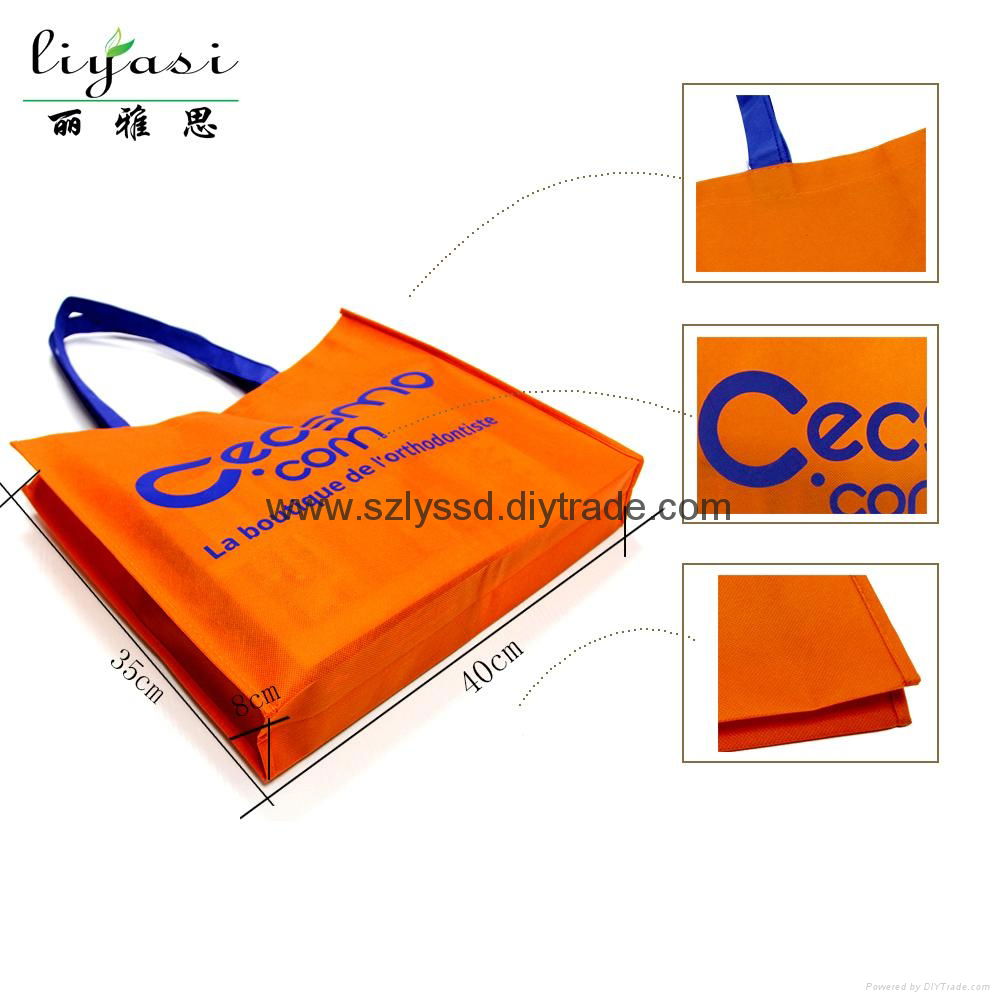 Factory Direct Non Woven Tote Bag For Promotion Custom Logo Printing  3