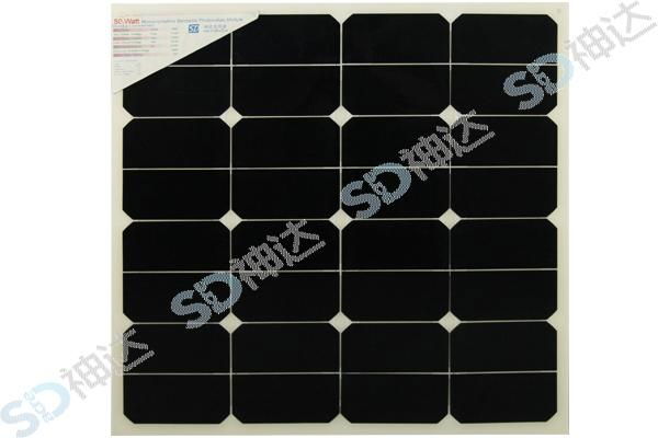 50W semi flexible solar panel for boat or car use