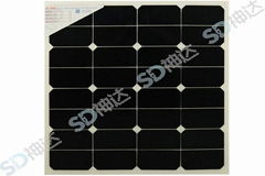 50W semi flexible solar panel for boat or car use