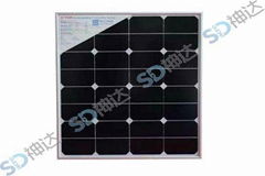 50W fix solar panel with frame