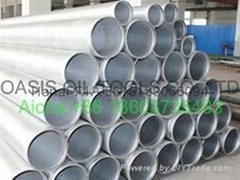 Low Carbon Galvanised Water Well Wedge Wire Screen Pipe