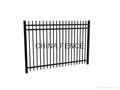 Galvanized Steel Fence 2100x2400 3 Rails