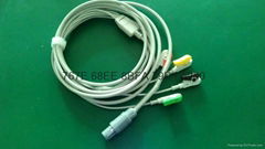 Primedic one-piece 4ld ecg cable