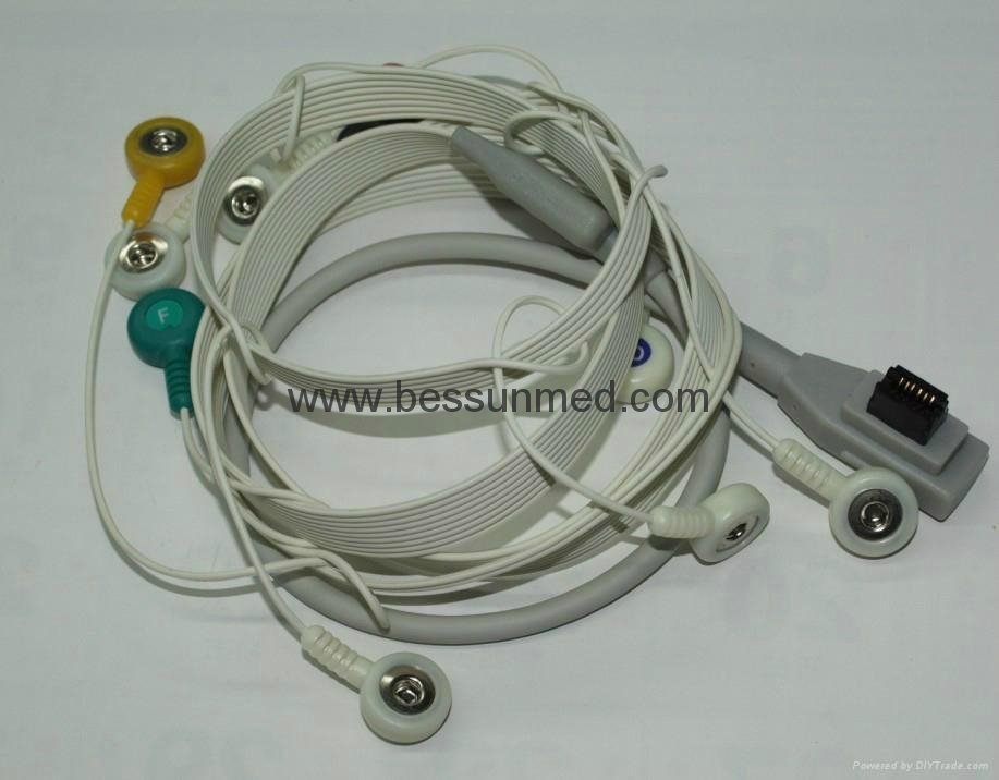 GE holter 10ld ecg cable