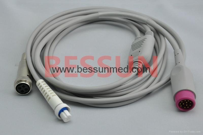 Compatible Reusable All Brand Co Cardiac Output Cable ,12Pco cable