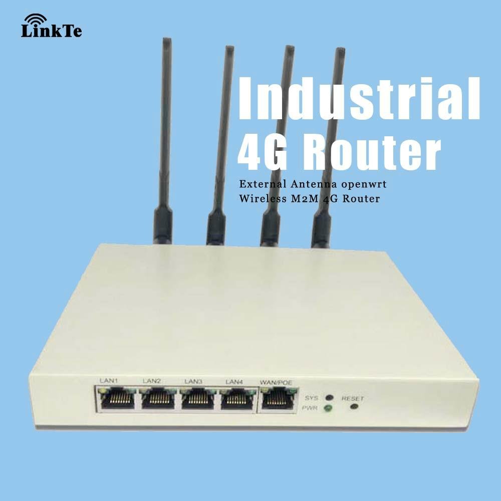 Industrial LTE 500mw High Power WiFi Router with OpenWrt support PoE 2
