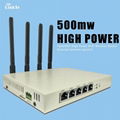 Industrial LTE 500mw High Power WiFi Router with OpenWrt support PoE 3