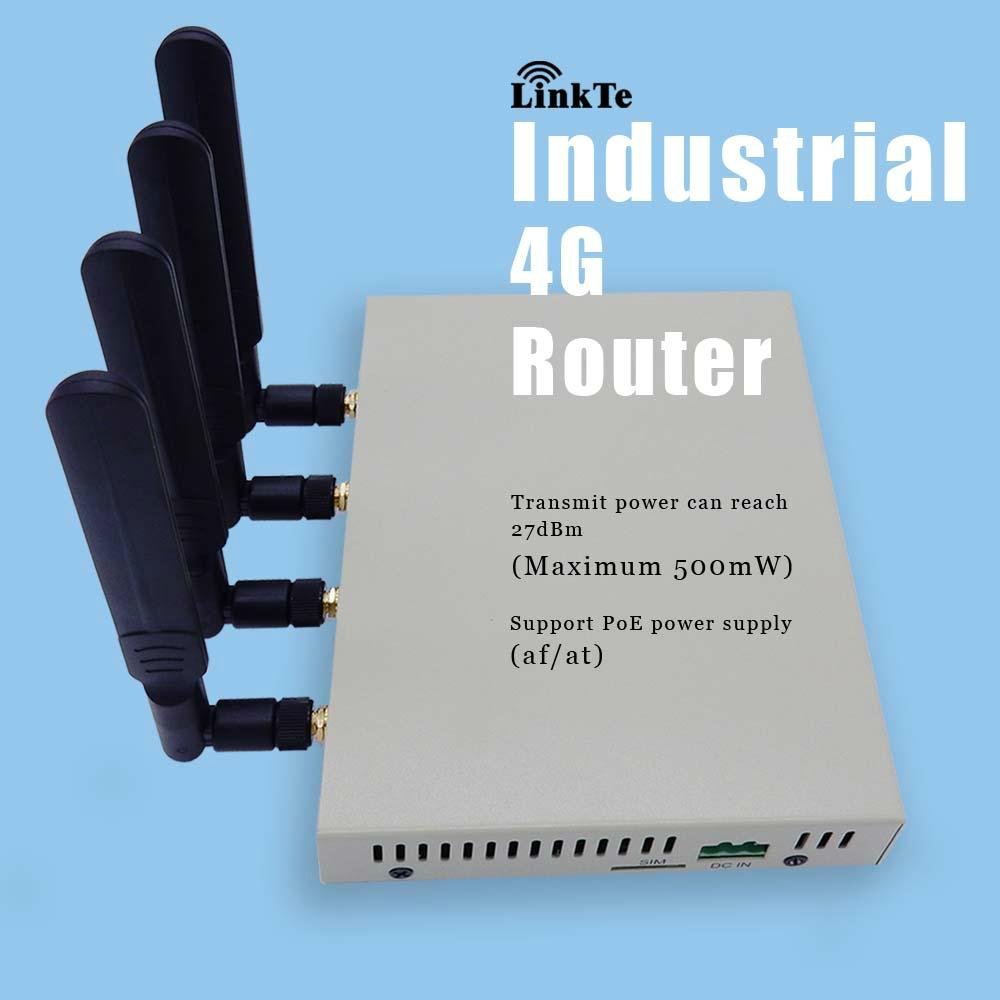Industrial LTE 500mw High Power WiFi Router with OpenWrt support PoE 5