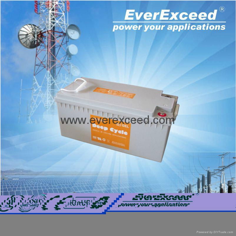 EverExceed Deep cycle gel range VRLA Battery 2