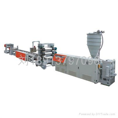 Ultra-transparent PVC soft sheet production line