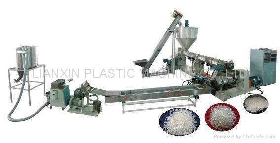 Double Segment Pelletizing Extrusion Line (passed ISO9001:2000 and CE certificat 4