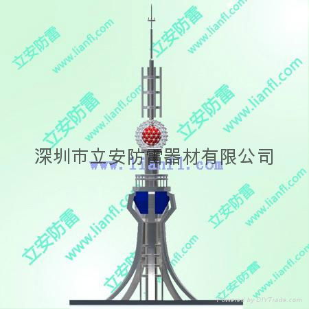 Residential building lightning rod 4