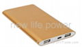 Super thin card size power bank 5000mAh 4