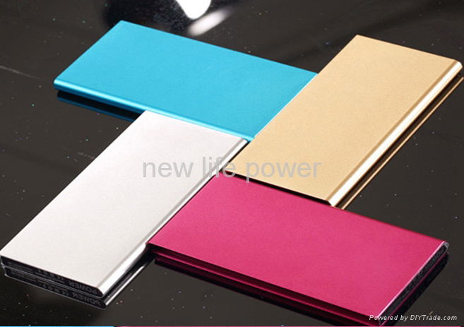 Super thin card size power bank 10000mAh 4