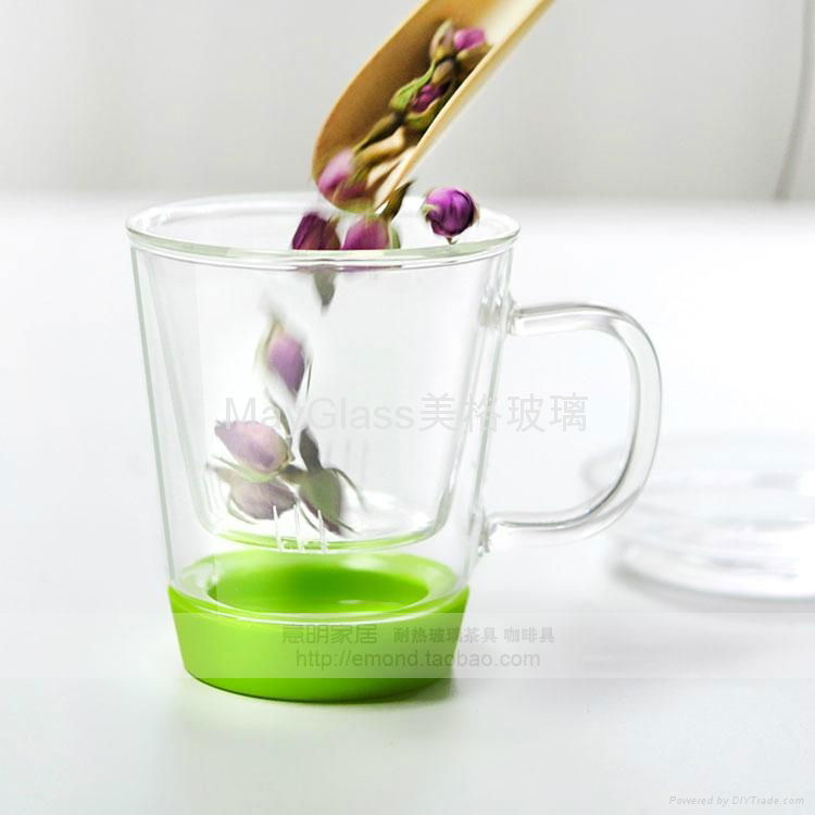 Borosilicate glass tea cup 2