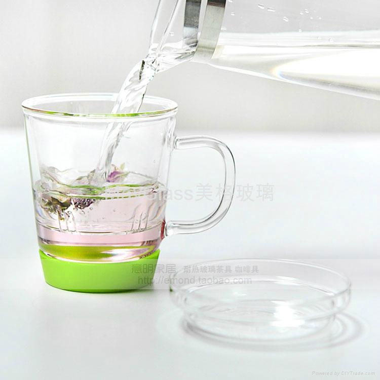 Borosilicate glass tea cup 3