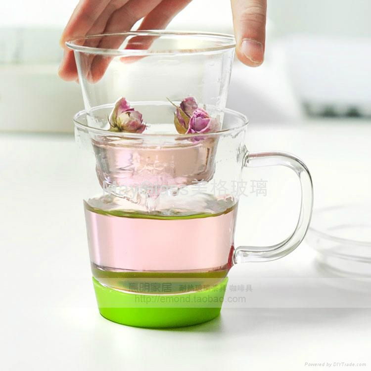 Borosilicate glass tea cup 4