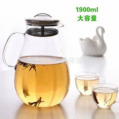 耐熱玻璃晾水壺茶壺
