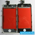 iphone 4 screen digitizer assemble for replacement black and white 2