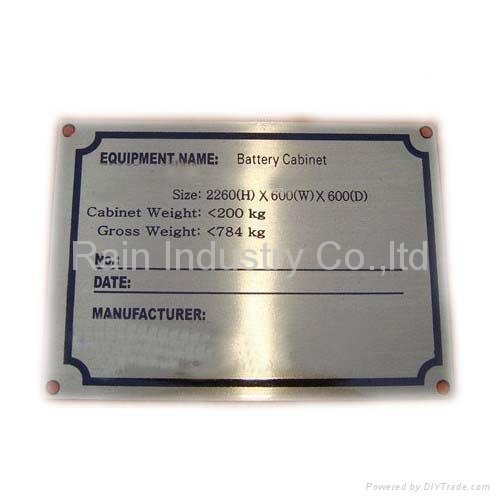 Engraved Name Plates China Manufacturer Label Tags Textile