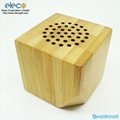 real bamboo/wood mini speaker
