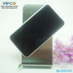 Stainless steel rotatable phone holder