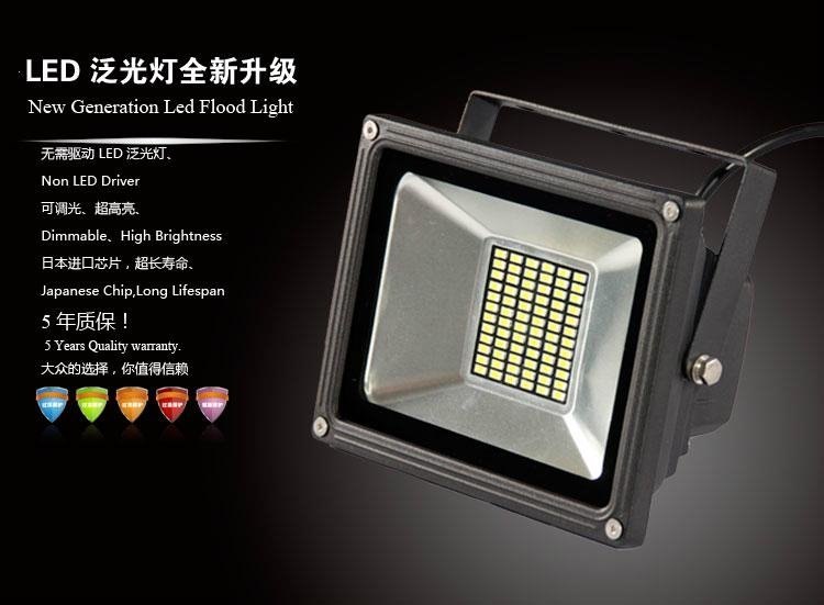 Dimmable LED Floodlight HNS FS50W 