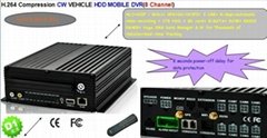 WKP 8CH HDD Vehicle Mobile DVR Car DVR Video Surveillance Car Security Products
