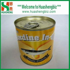 CANNED SARDINE IN VEGETABLE OIL