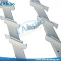 Milk white aluminum louvre blade frame 2