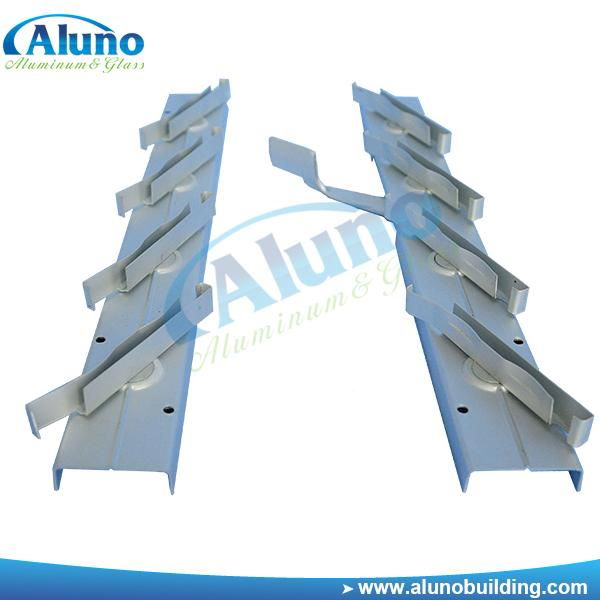 Chinese glass insert frame for louver windows