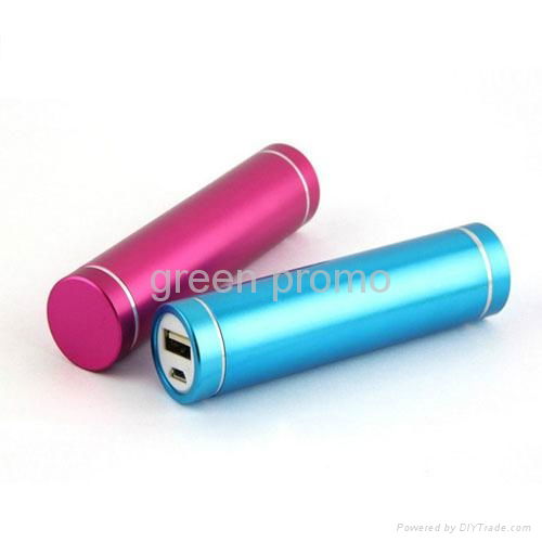 cylinder mini 2600mah  smartphone charger 5