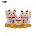 Mini portable solar lucky cat dancing toy for promotional gifts