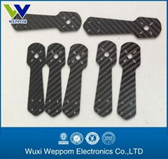 Custom cut Carbon Fiber Products cnc machined carbon fiber parts for UAV Drones 