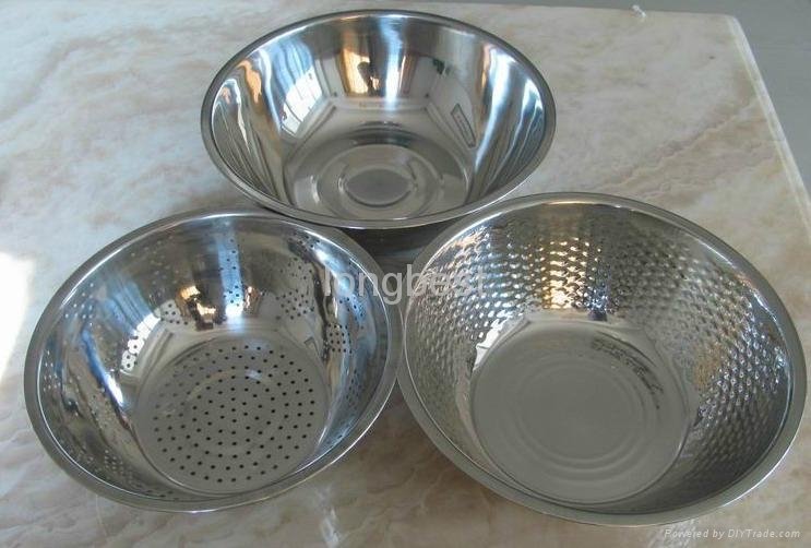 Stainless Steel Salad Bowls Food Grade Material Nice kitchenware 