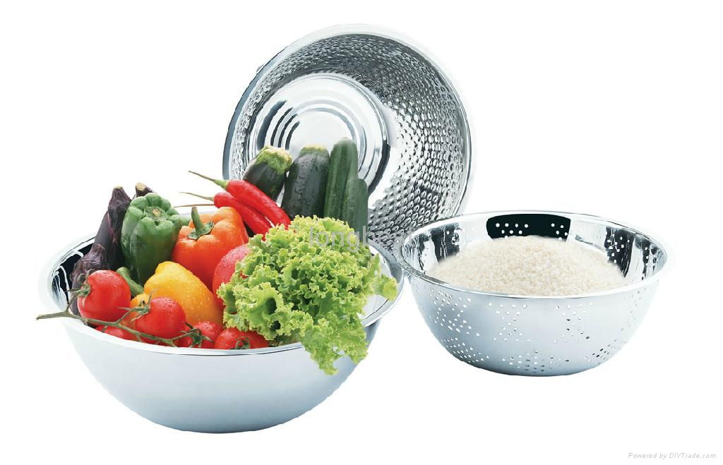 Stainless Steel Salad Bowls Food Grade Material Nice kitchenware  2
