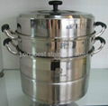 3 layers Stainless Steel Steamer Pot