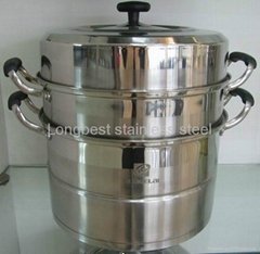 3 layers Stainless Steel Steamer Pot